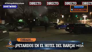  Imagen EN DIRECTO de 'El Chiringuito':  ¡PETARDOS en el HOTEL del BARÇA!