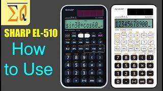 Getting Started with SHARP EL-510 Scientific Calculator