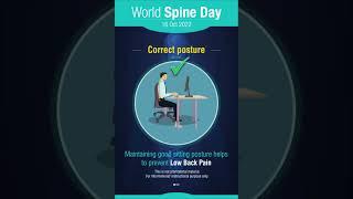 World Spine Day | Correct sitting posture