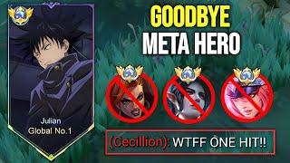 GOODBYE META HERO 2024!! FINALLY JULIAN NEW 1 HIT BUILD 2024 IS HERE! | TOP 1 GLOBAL JULIAN