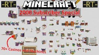 70+ Casinos in one Video! | Minecraft | RTsWorld