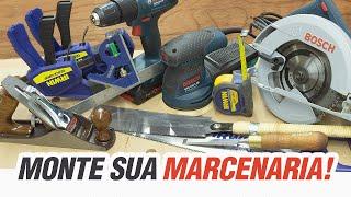 TOP 15 ferramentas para começar uma marcenaria - Sugestão Empoeirados