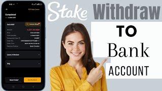 How To Withdraw Money From Stake To Bank Account | Stake Withdraw Money