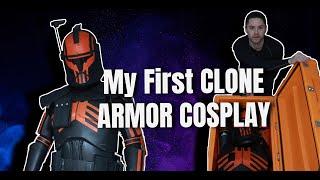 My FIRST CLONE TROOPER ARMOR COSPLAY