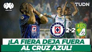 ¡La fiera elimina a la máquina con un final cardiaco! | CruzAzul 2-2 Leon - Cuartos CL2014 | TUDN