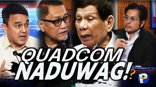 Cancelled Quadcom hearing dahil naduwag daw sa pagdalo ni dating Pangulong Duterte... SINAGOT!