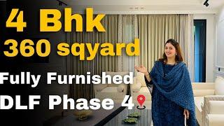 4 BHK Builder Floor in DLF Phase 4 | DLF Floors | 360 Sq yard | Fully Furnished