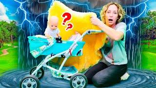 Nicole geht mit Baby Born zum Picknick - Spielzeugvideo für Kinder - Spielspaß mit Puppen