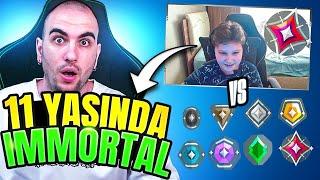 11 YAŞ IMMORTAL 3 vs TÜM RANKLAR! | Valorant