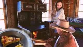 Pioneer Skills: SLOW Pumpkin Pie In A Montana Cabin