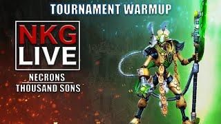 Necrons vs Thousand Sons - Warhammer 40K Battle Report | NKG Live