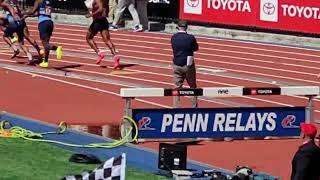 2022 PENN RELAYS  4X100M