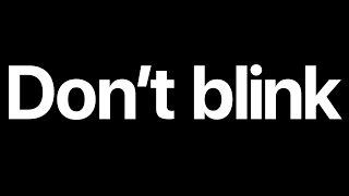 Apple – Don’t Blink