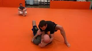 No-gi Baseball Choke (Knee on Stomach)