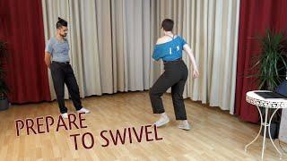 Followers Swivel preparation in Lindy Hop