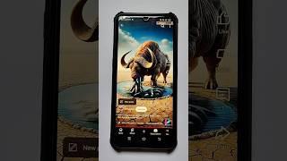 Giant Animal Eating More Fish And Showing In Mobile Gadgets #shorts #gadgets