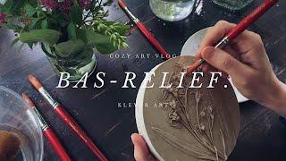 Cozy KLEVER Art Vlog  Showing the full process of creating botanical plaster castsInspiring Art