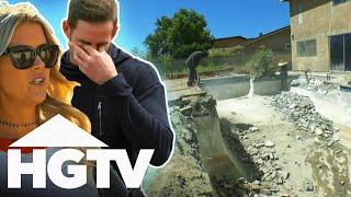 Tarek & Christina Make $250,000 Profit Despite Foundations & Pool Falling Apart! | Flip Or Flop