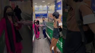 Couple funny reaction  #funny #nazimprankvideo