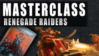 How to Play Renegade Raiders - Chaos Space Marines - Detachment Masterclass