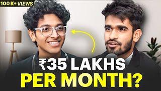 Breaking Down Ishan Sharma's Rs. 35 Lakhs / Month Income | KwK #101