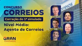 Concurso Correios | Correção do 1° simulado Nível Médio: Agente de Correios