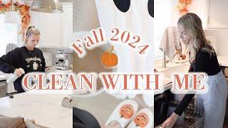 *NEW* FALL clean with me! 2 days! Cleaning before DISNEY!