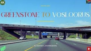 Driving from Greenstone Hill to Vosloorus, Johannesburg | South Africa |