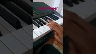 OMG  Fast Finger Practice On Keyboard #piano #shorts #fingerstyle