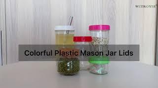 Colorful Plastic Mason Jar Lids - Xuzhou Troy