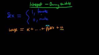 Dummy variables - an introduction