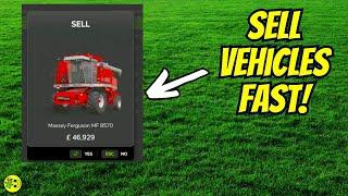 How to Sell Vehicles in Farming Simulator 25