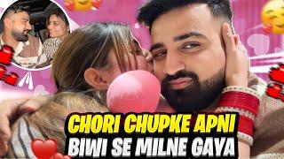 CHORI CHUPKE APNI BIWI SE MILNE AAGYA || AB RAHA NAHI JA RAHA || RajatSwatiVlogs