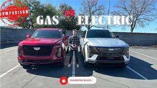 2025 Cadillac Escalade Electric vs GAS