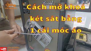 Cách mở két sắt điện tử nhanh khi hỏng số password  ( How to open an electronic safe fast? )
