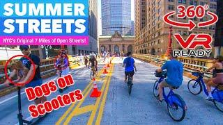 VR 360 NYC | Summer Streets 2021 NYC Biking Cycling