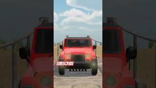 MAHINDRA THAR BRIDGE CROSSING #indiancarssimulator3d #mahindrathar #automobile #gaming #ytshorts