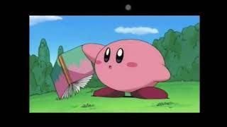 Kirby Happily Plays With A Book