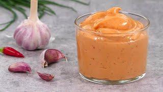 শর্মা হাউজের স্পেশাল শর্মা সস রেসিপি | Quick and Easy Shawarma Sauce for chicken beef Shorma recipe