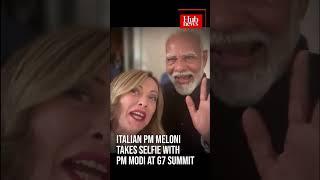 WATCH| Italian PM Meloni Takes Selfie with PM Modi at G7 Summit