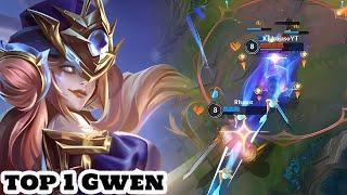 WILD RIFT GWEN TOP 1 GWEN Stargazer Gwen Skin GAMEPLAY RANK