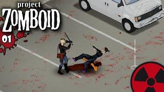 Project Zomboid - Panisch im Stadtzentrum #01 🪓 Let´s Play Deutsch