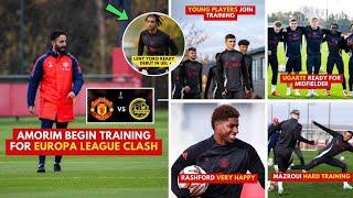 AMORIM HARD TRAINING! LENY YORO, RASHFORD, UGARTE, MAZROUI MAN UTD VS BODO/GLIMT? MAN UTD NEWS TODAY