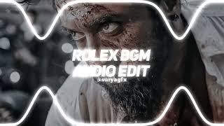 ROLEX BGM-AUDIO EDIT