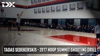 2017 Nike Hoop Summit Shooting Drills: Tadas Sedekerskis