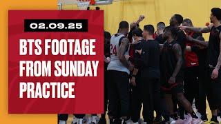 Behind The Scenes  First Full Practice With The New Guys | February 9, 2025