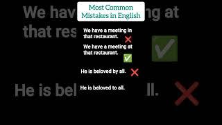 Common #Mistakes in #English #grammar #language #editing #error #learnenglish