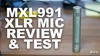 MXL-991 XLR Condenser Mic Review / Test