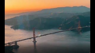 Sunset Flight Over San Francisco