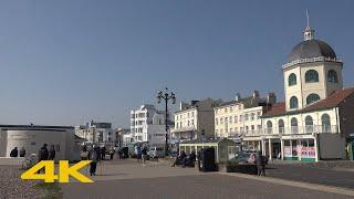 Worthing Walk: Town Centre & Beach【4K】